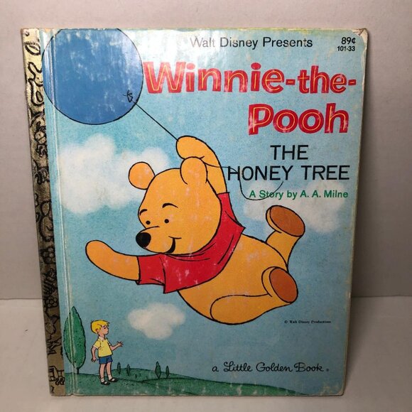 Little Golden Book - Winnie the Pooh and the Honey Tree 1981 Vintage Hardcover - Picture 1 of 5